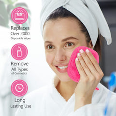 Orighty wet cloth removing makeup with water for quick cleaning