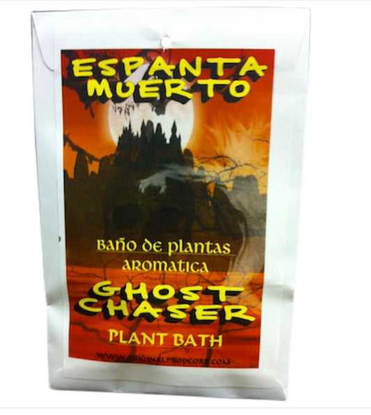 Original Botanica front packaging showing Ghost Chaser label and protective intent