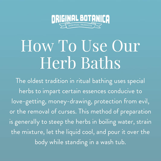 Original Botanica herb blend close-up revealing botanical texture and purity