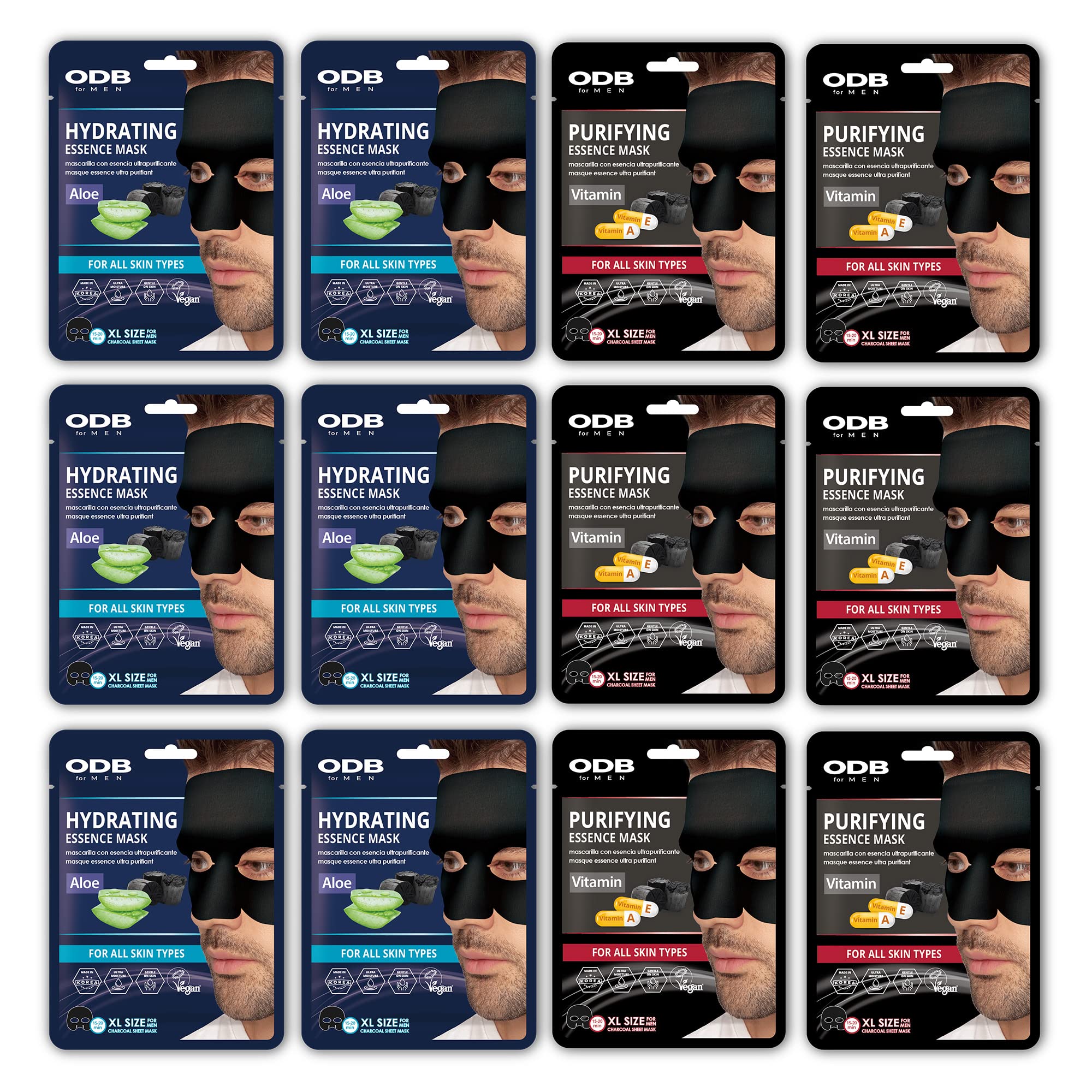 Original Derma Beauty front packaging showing 12-pack and beard-friendly claim