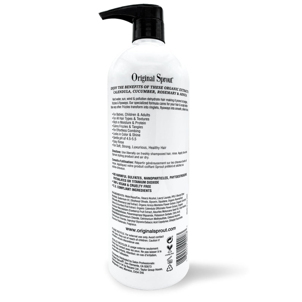Original Sprout back label with ingredients list for transparency
