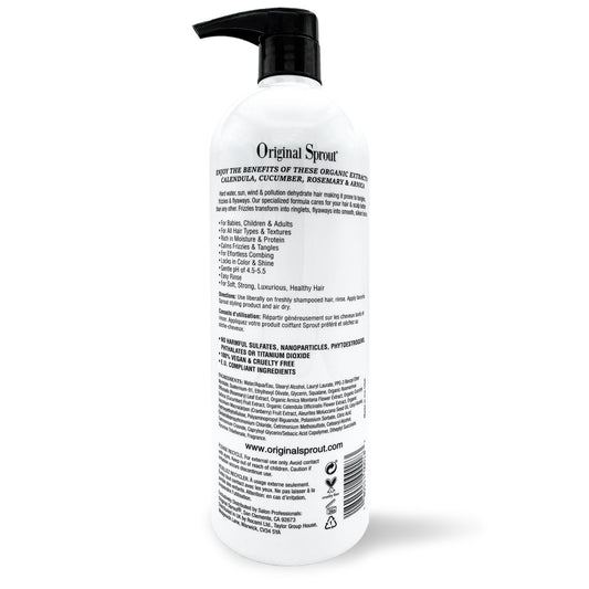 Original Sprout back label with ingredients list for transparency