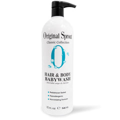 Original Sprout front label on 32 oz bottle showing gentle formula benefits