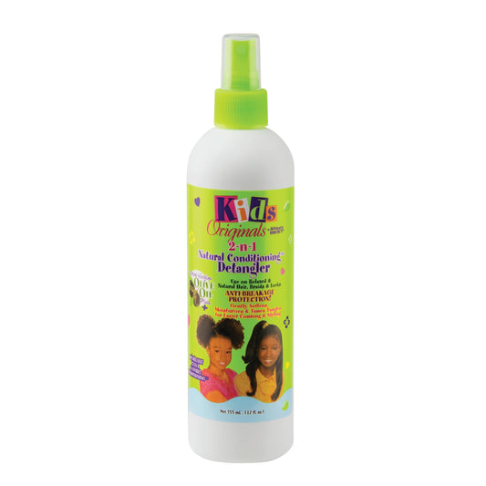 Originals by Africa's Best front bottle view showing label and size with easy-use benefit