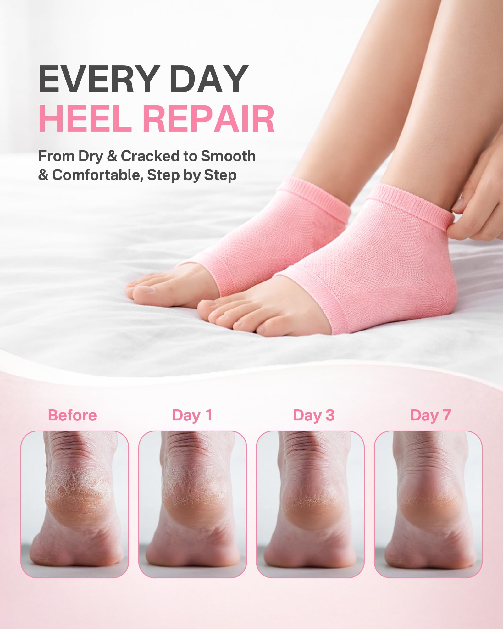 Originbuty close-up of silicone gel lining with nourishing oils benefit