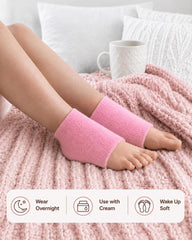 Originbuty lifestyle shot on sofa demonstrating relaxed foot care