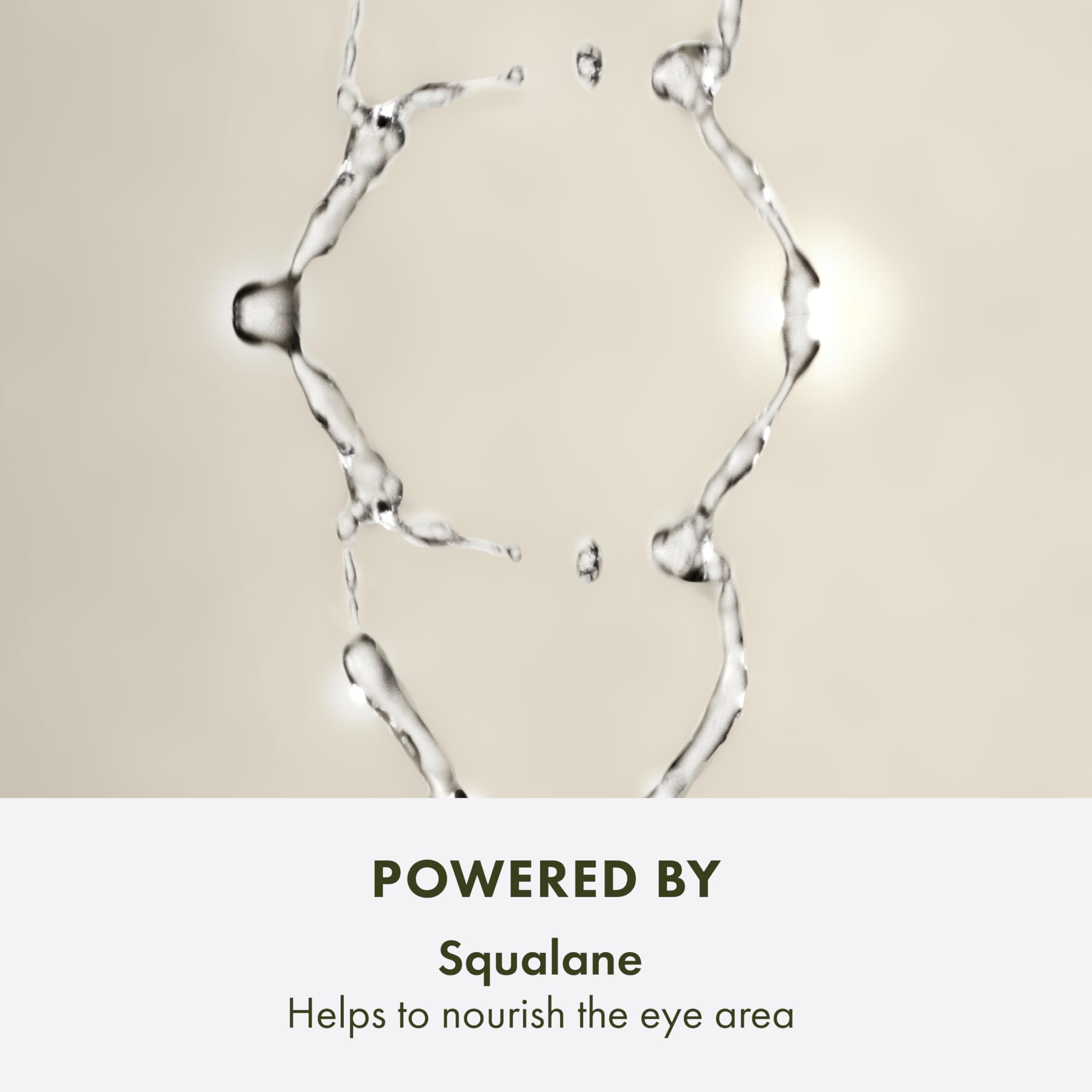 Origins Eye Doctor next to a ruler showing 0.5 fl oz size for easy scale reference
