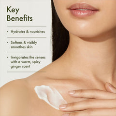 Origins cream on hand demonstrating fast-absorbing, non-greasy feel
