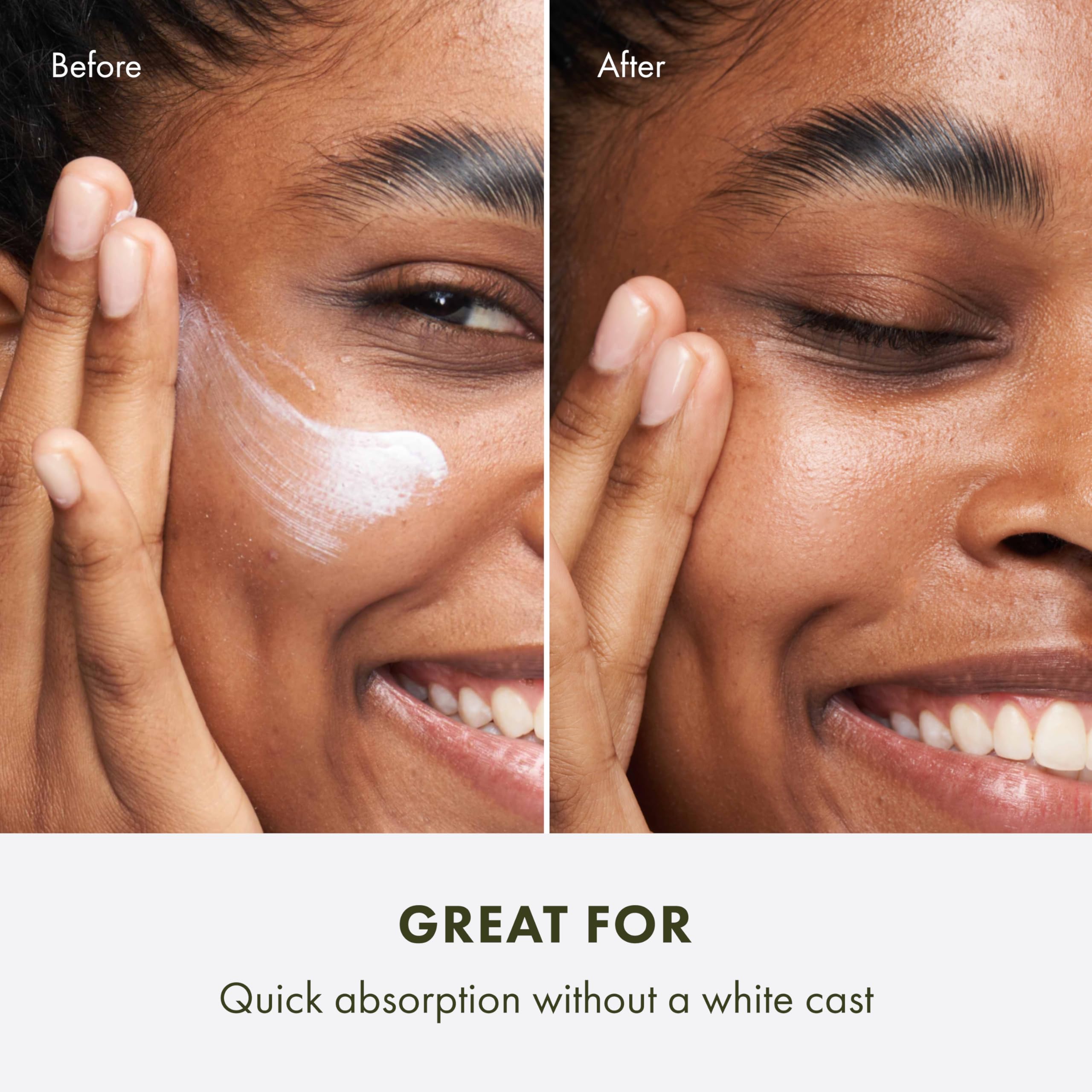 Origins GinZing applied on hand showing quick-absorbing finish