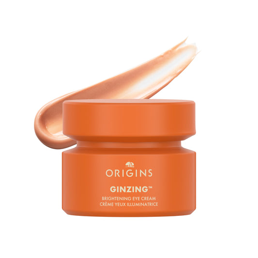 Origins GinZing warm front jar showing compact travel-friendly packaging and brand