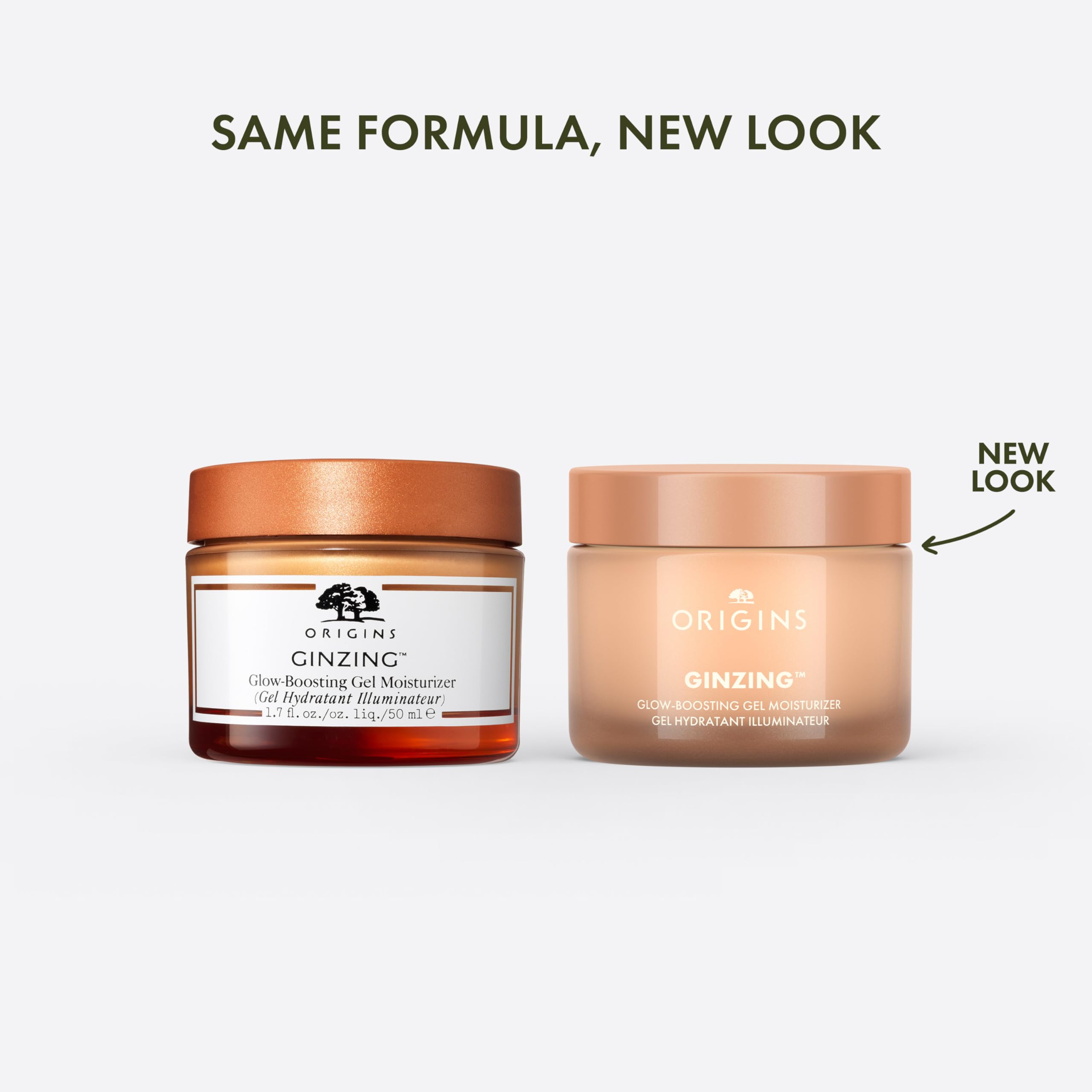 Origins GinZing close-up gel texture illustrating lightweight hydration