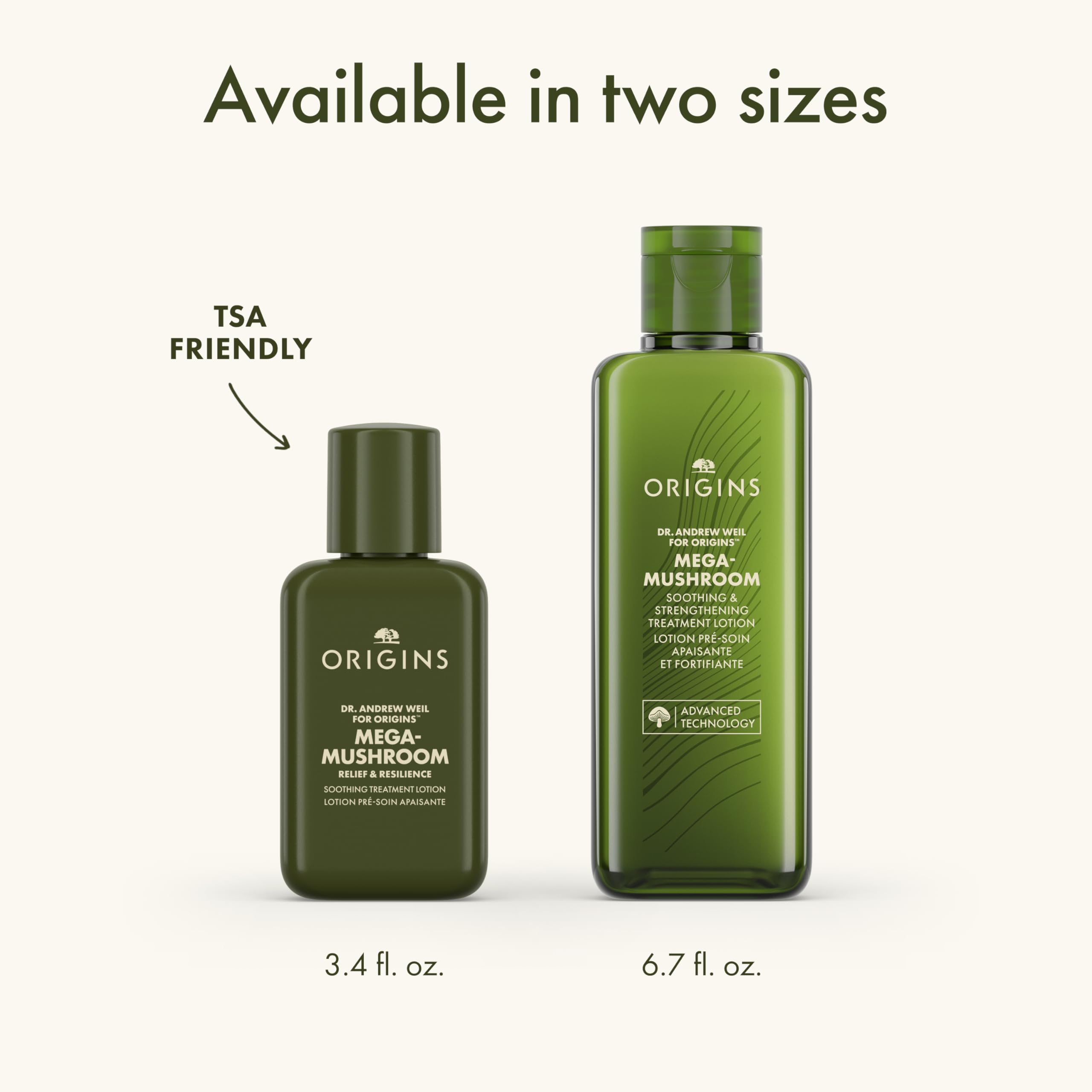Origins dispensing a drop of lotion showing controlled application benefit