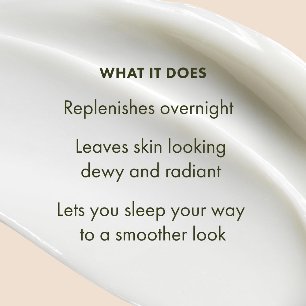 Origins cream dispensed on hand demonstrating absorbent hydration