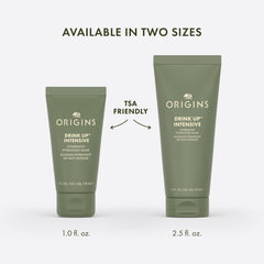Origins label close-up highlighting key ingredients and vegan benefit