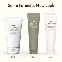 Origins product in palm creating foam illustrating simple at-home application
