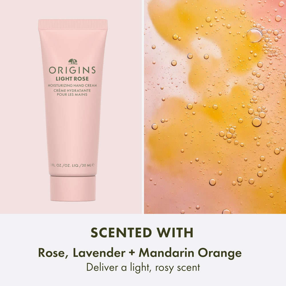 Origins Peace of Mind tube in a handbag lifestyle shot offering on-the-go calming scent relief