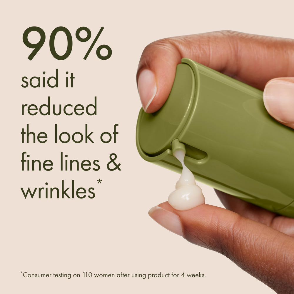 Origins Plantscription label close-up highlighting key ingredients and transparency benefit