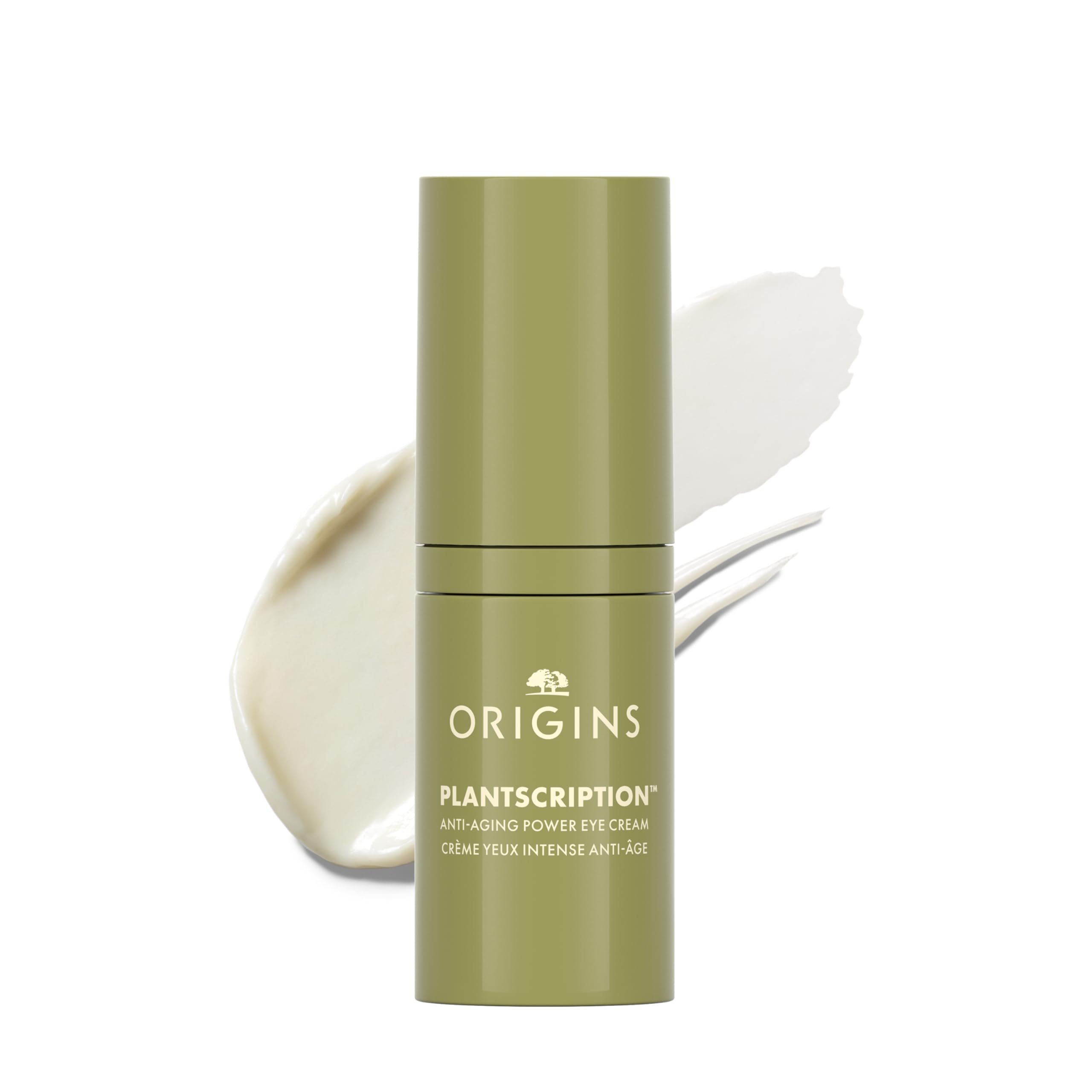 Origins Plantscription front jar showing compact travel-friendly design and brand trust