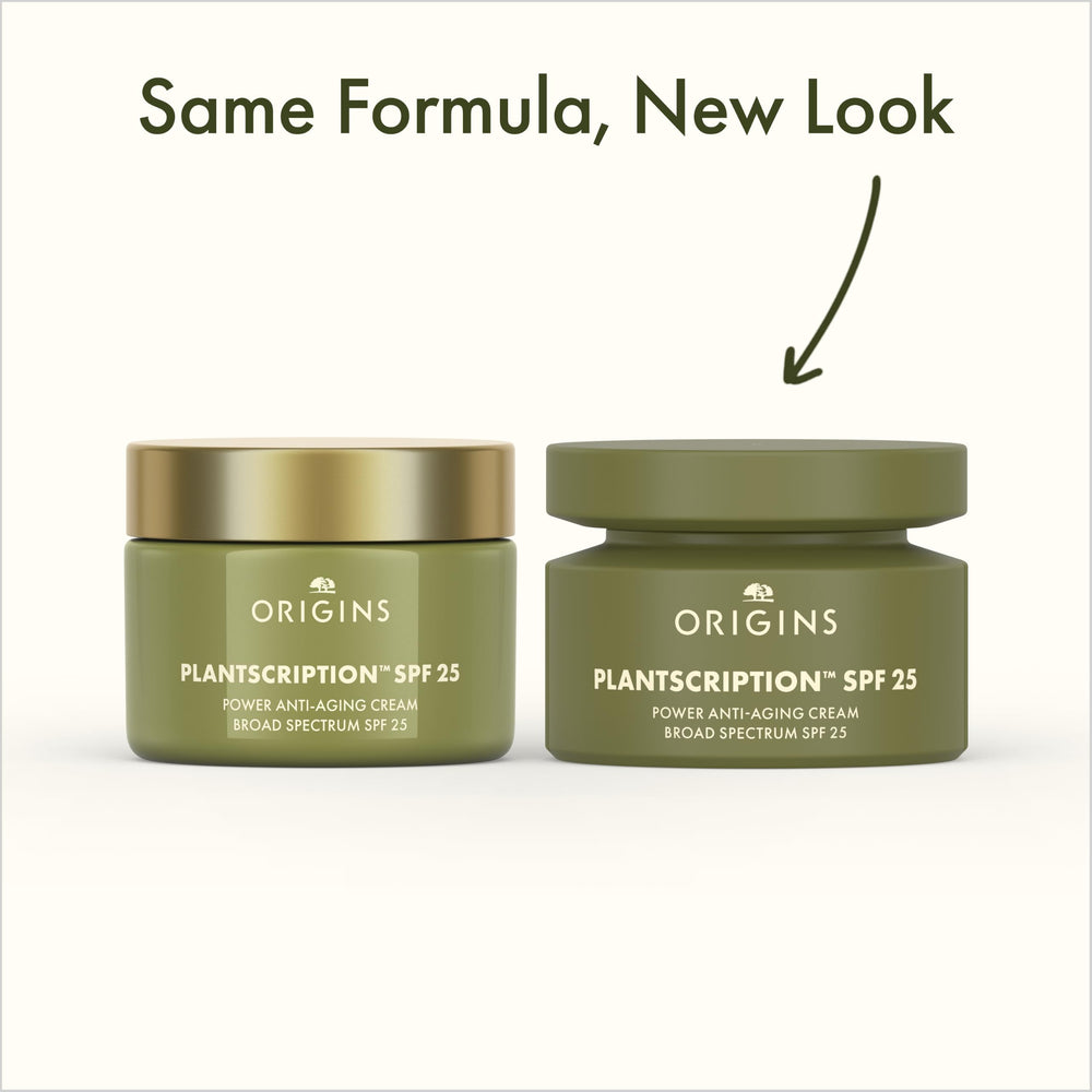 Origins Plantscription applying cream on fingertip for quick absorption benefit