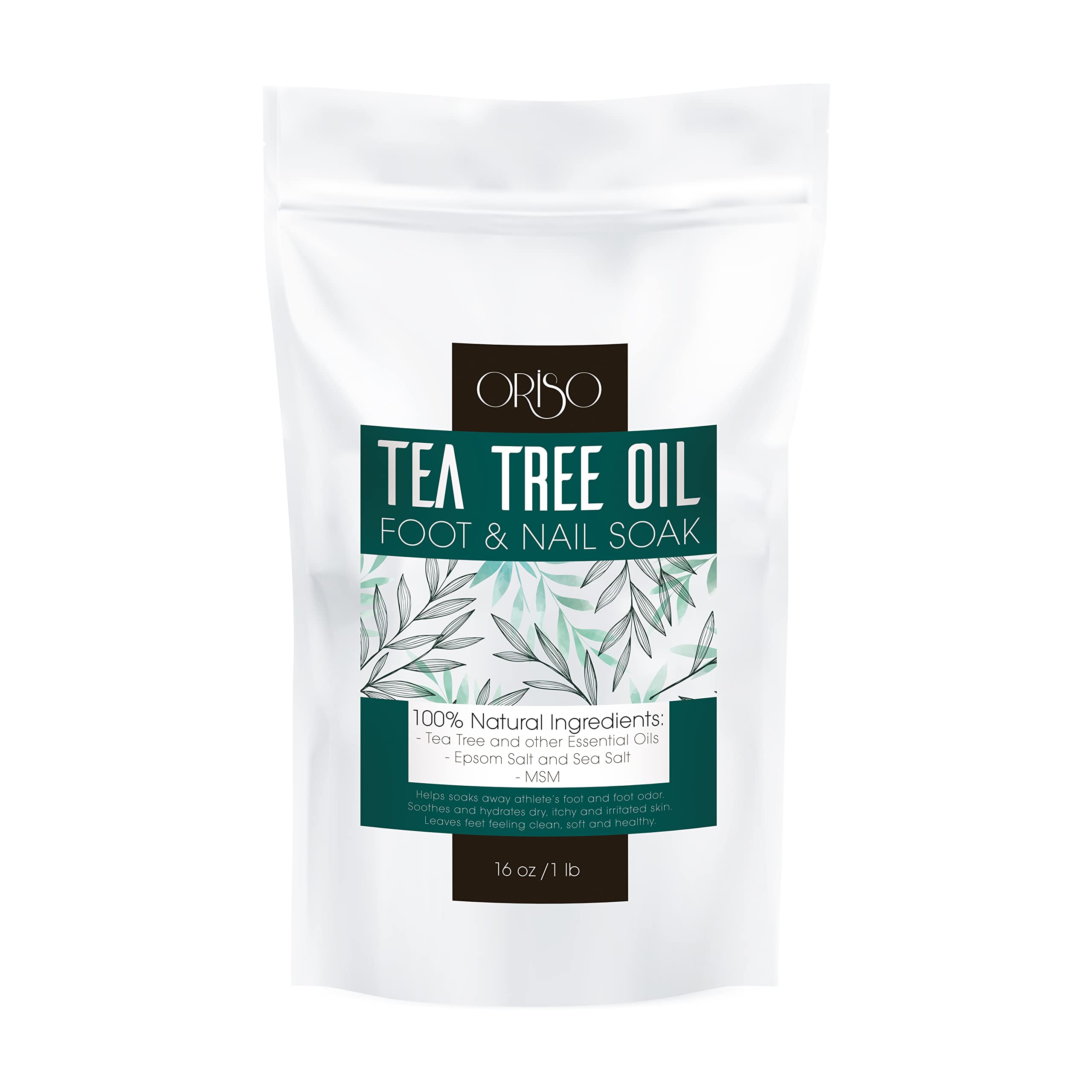 ORISO jar front label showing product benefits and ingredients