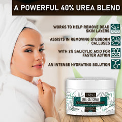 ORISO urea cream close-up texture demonstrating rich hydration