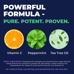 Orivelle texture drop on fingertip showing nourishing formula