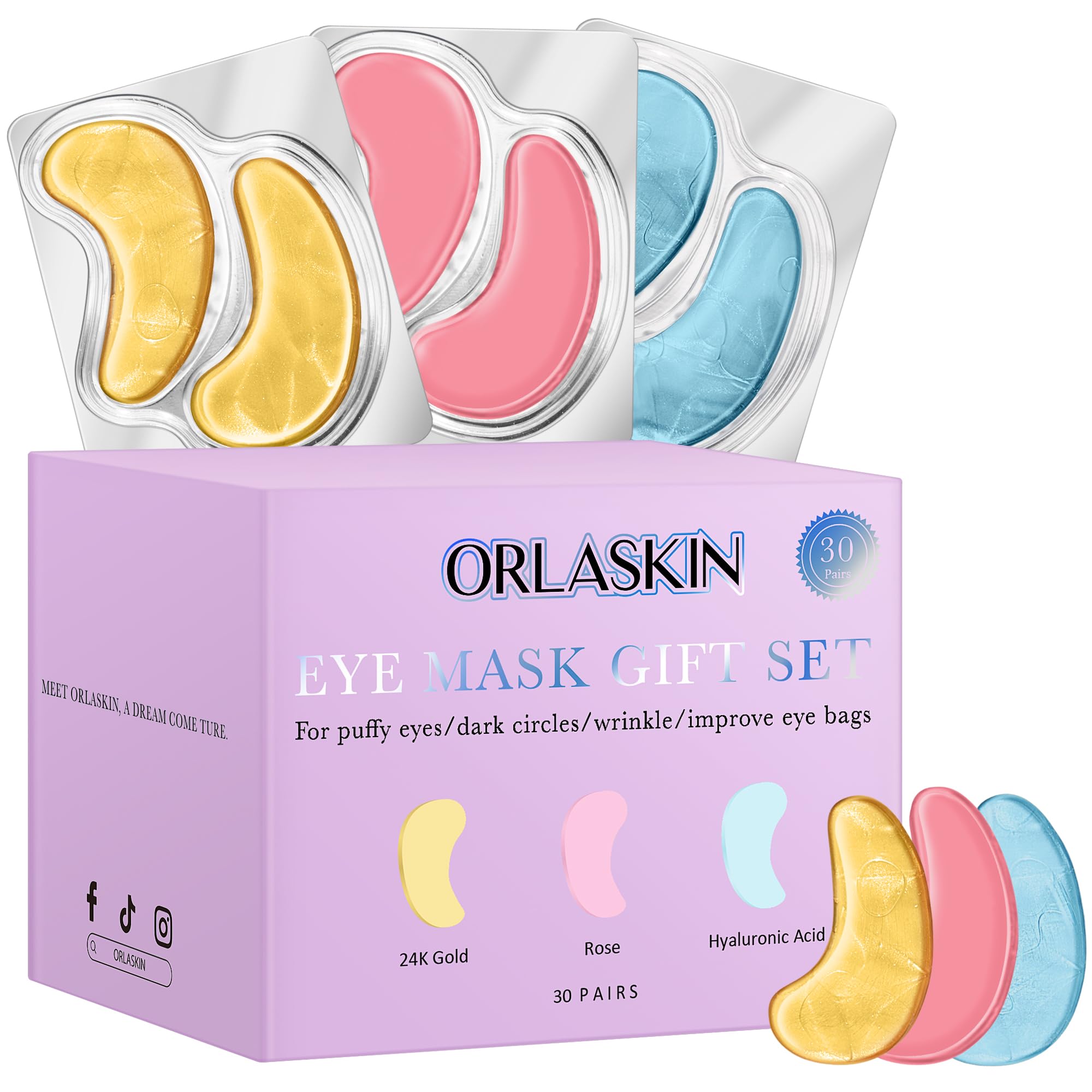ORLASKIN front packaging showing compact travel-ready box and benefits