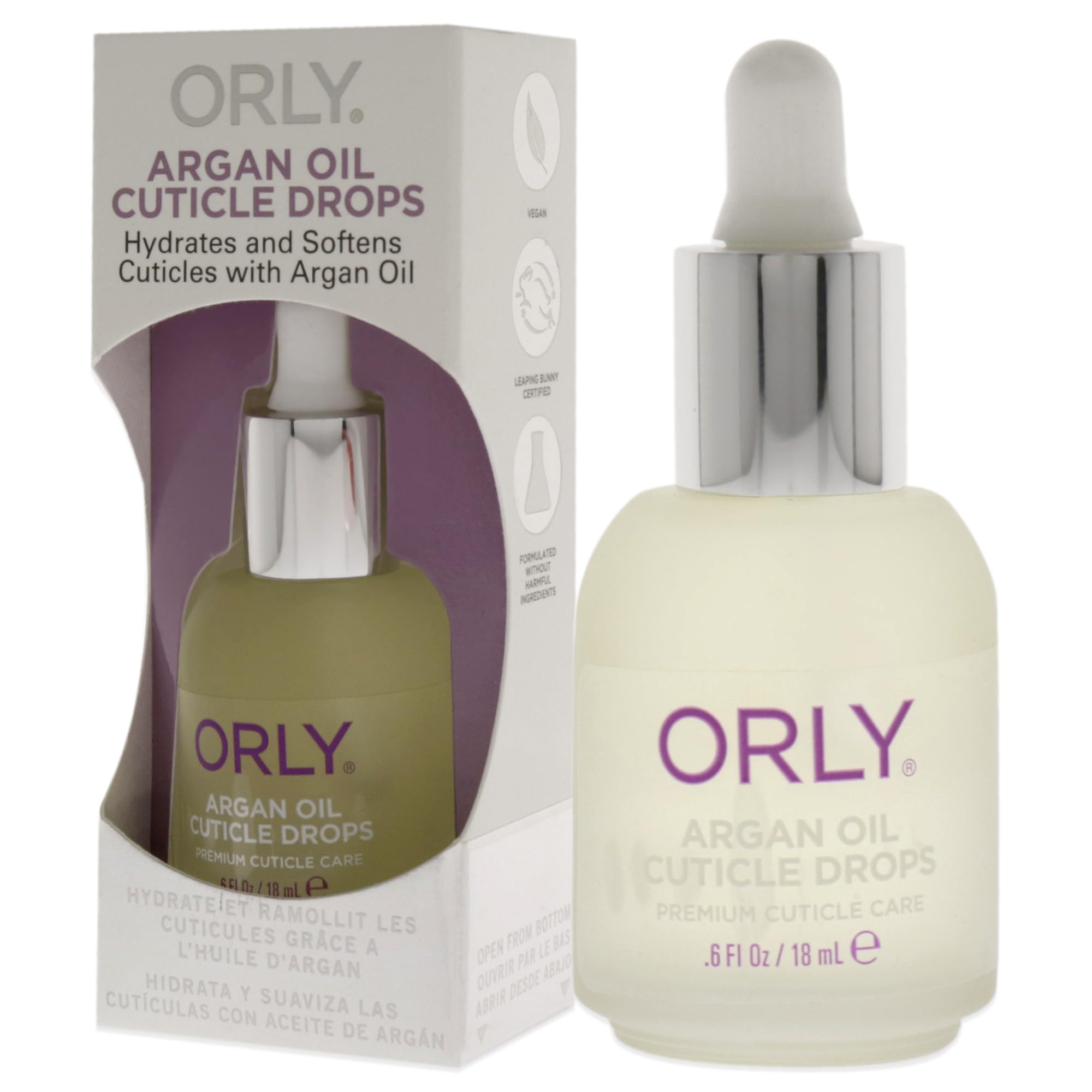 Orly argan oil cuticle drops on hands in skincare routine demonstrating softer cuticles
