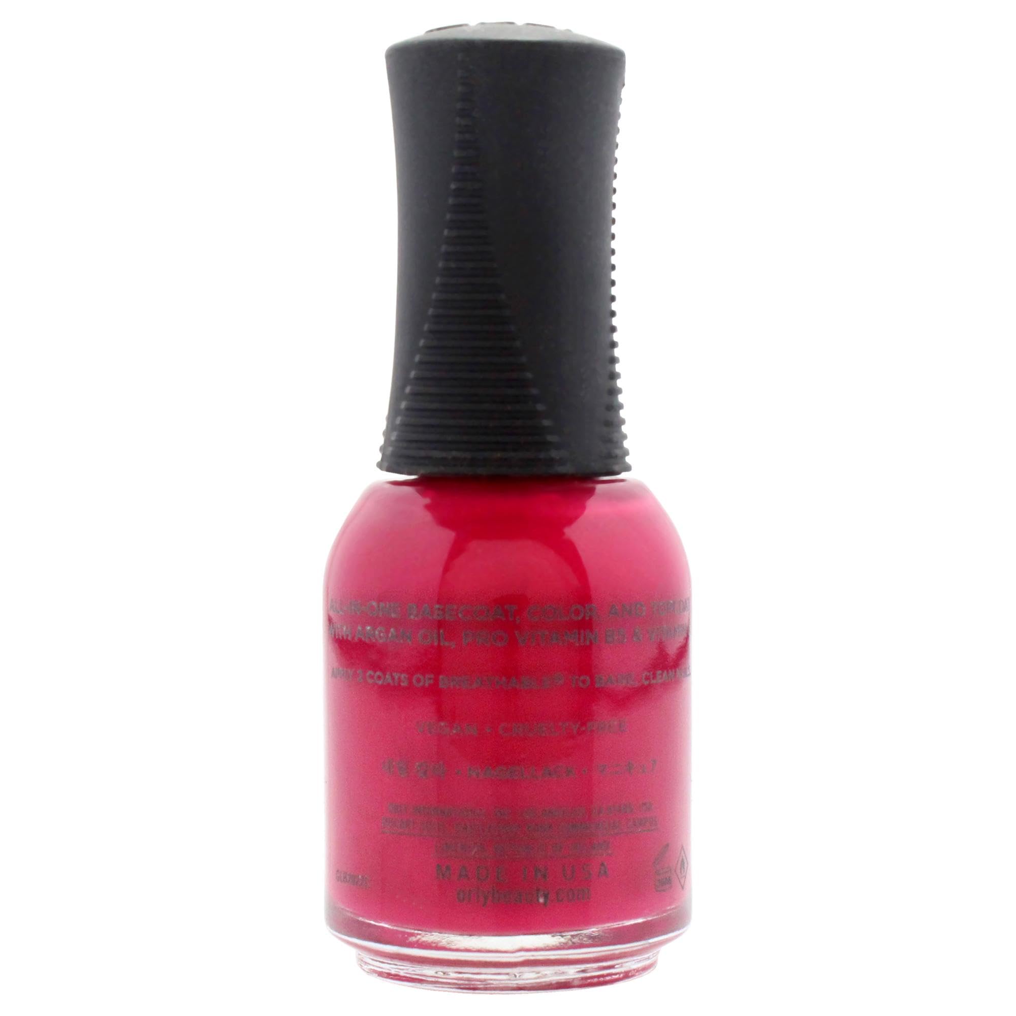 Orly Astral Flaire brush spreading smooth color to show precise application and flawless coverage