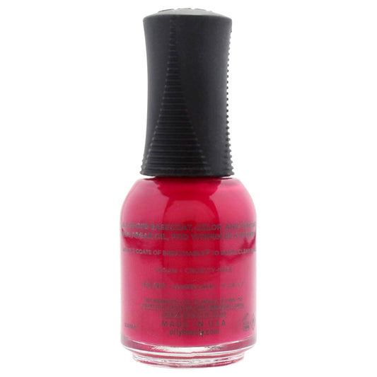 Orly Astral Flaire brush spreading smooth color to show precise application and flawless coverage