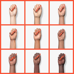 Orly Bare Rose on hands in lifestyle setting showing polished nails benefit: salon-style finish