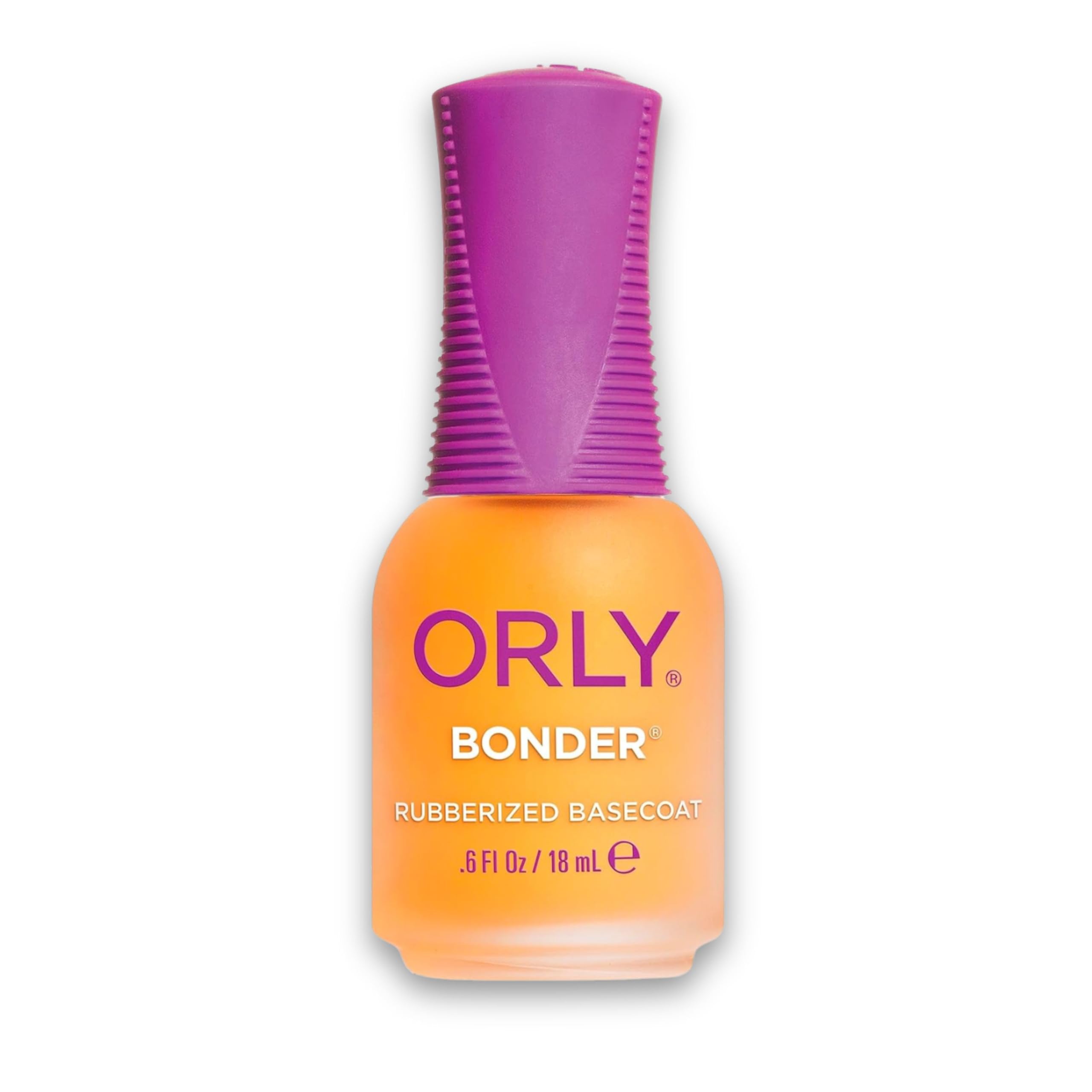 Orly Bonder front bottle showing clear base coat and branding for reliable adhesion