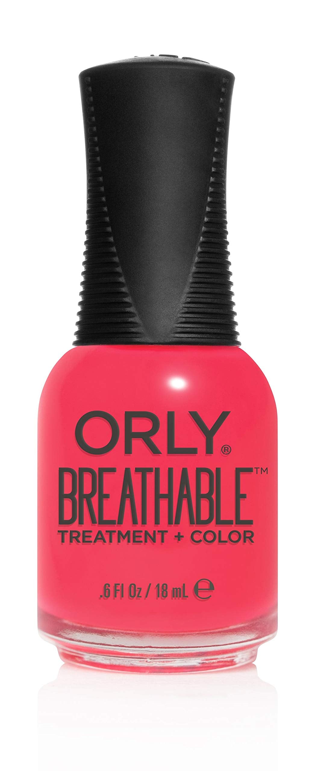 Orly brush applying Pep In Your Step showing smooth even coverage