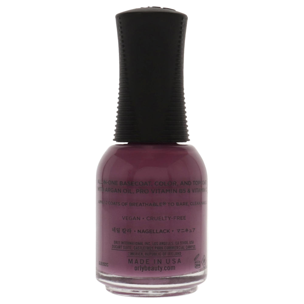 Orly brush close-up showing ergonomic cap and smooth precise application