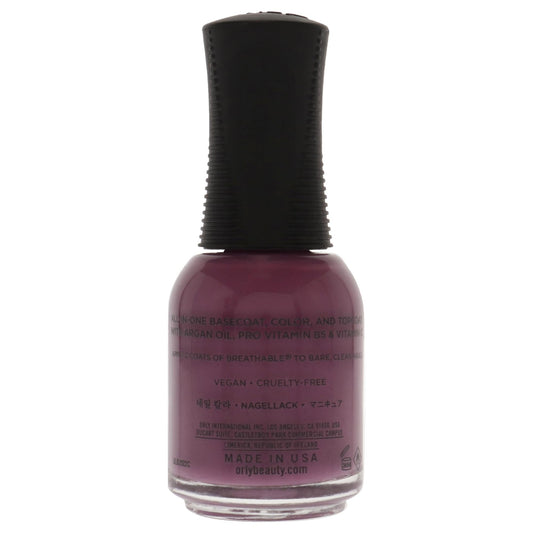 Orly brush close-up showing ergonomic cap and smooth precise application
