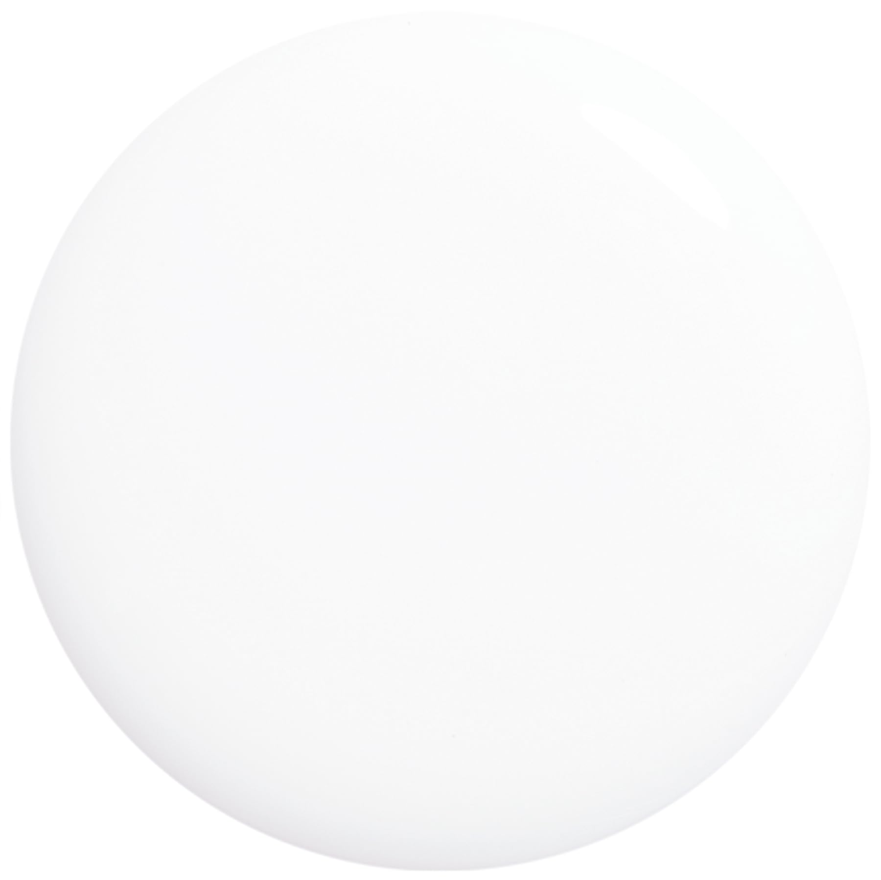 Orly brush stroke of white-tip polish demonstrating smooth application and coverage