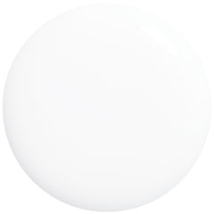 Orly brush stroke of white-tip polish demonstrating smooth application and coverage