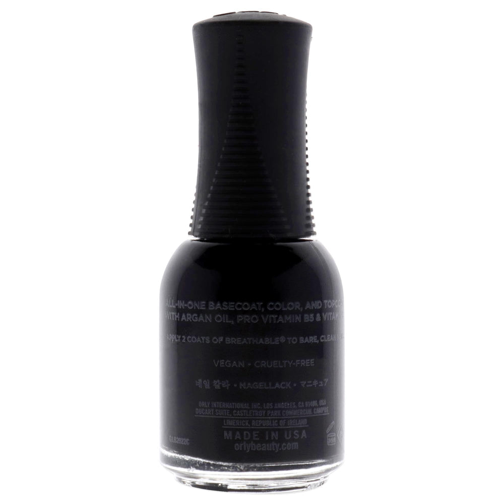 Orly Genius Brush close-up applying smooth strokes for even coverage benefit