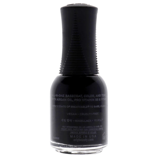 Orly Genius Brush close-up applying smooth strokes for even coverage benefit
