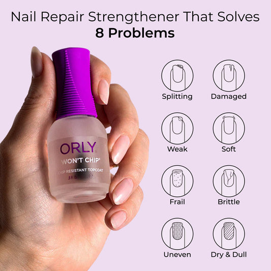 Orly brush detail demonstrating smooth application for streak-free finish