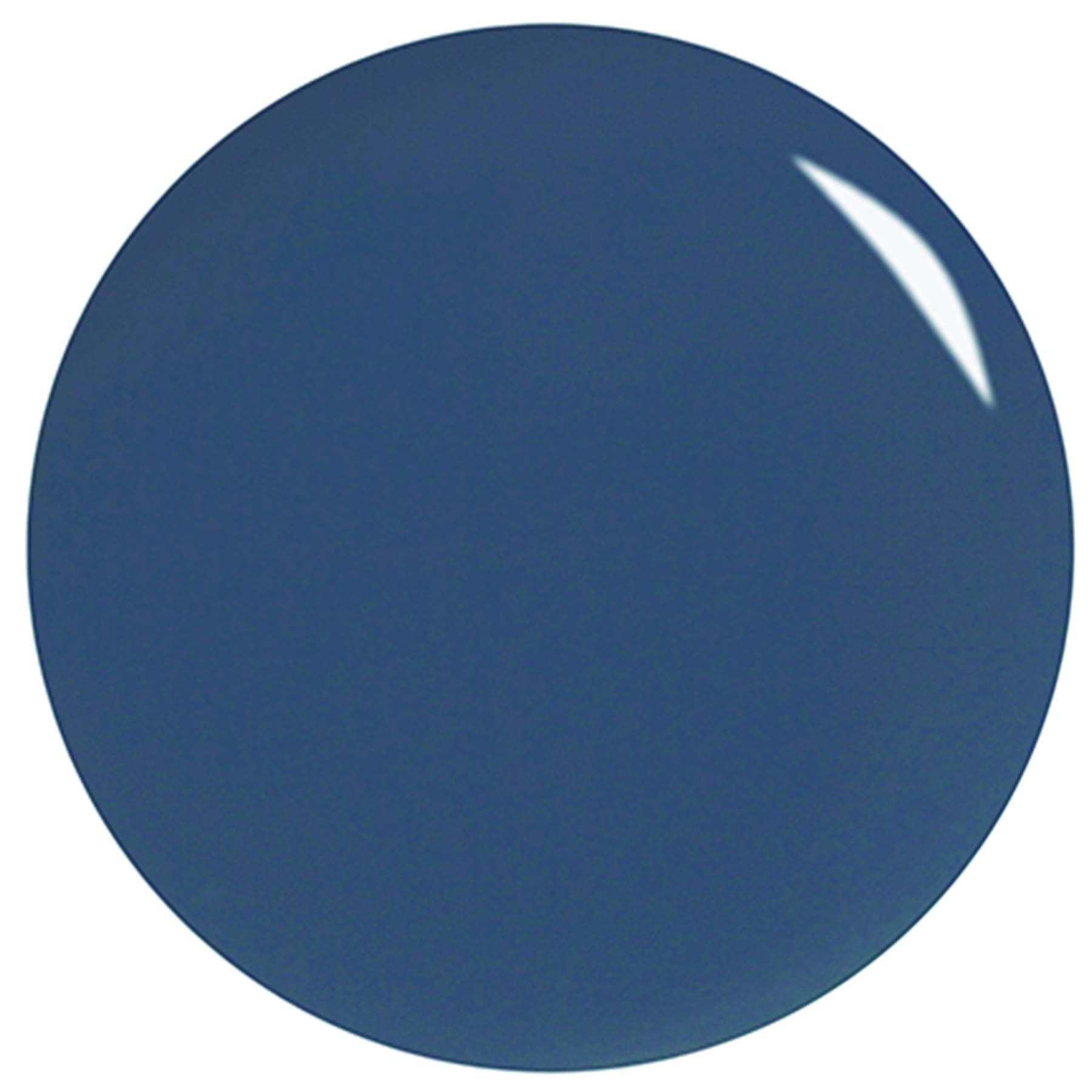Orly brush applying De-Stressed Denim showing smooth stroke and even coverage benefit