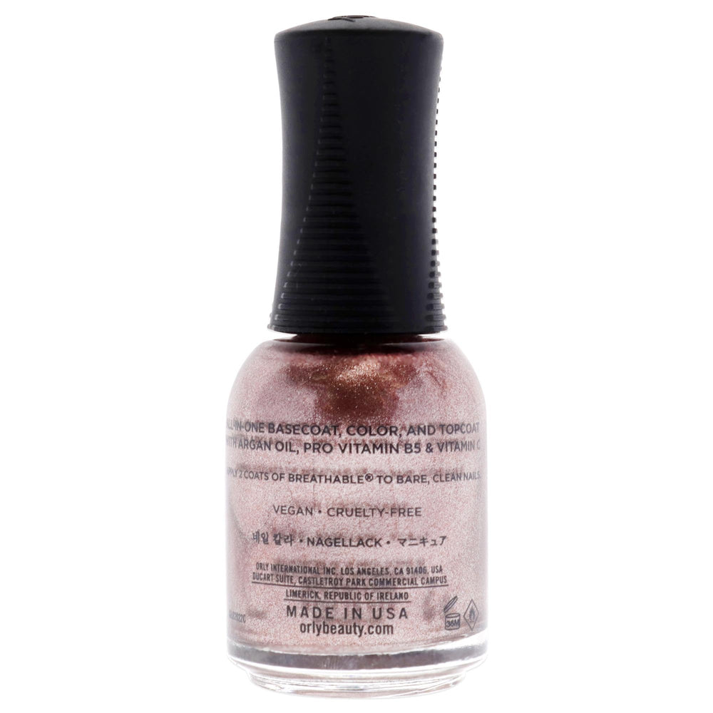 Orly Fairy Godmother brush applying polish to nail demonstrating smooth, even coverage