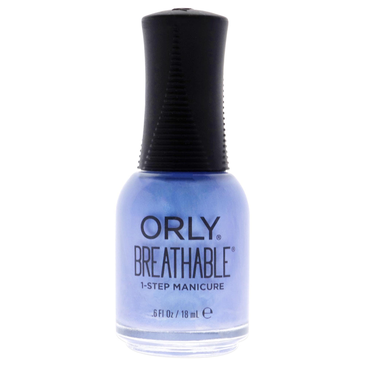 Orly bottle front view showing You Had Me At Hydrangea shade and branding benefits