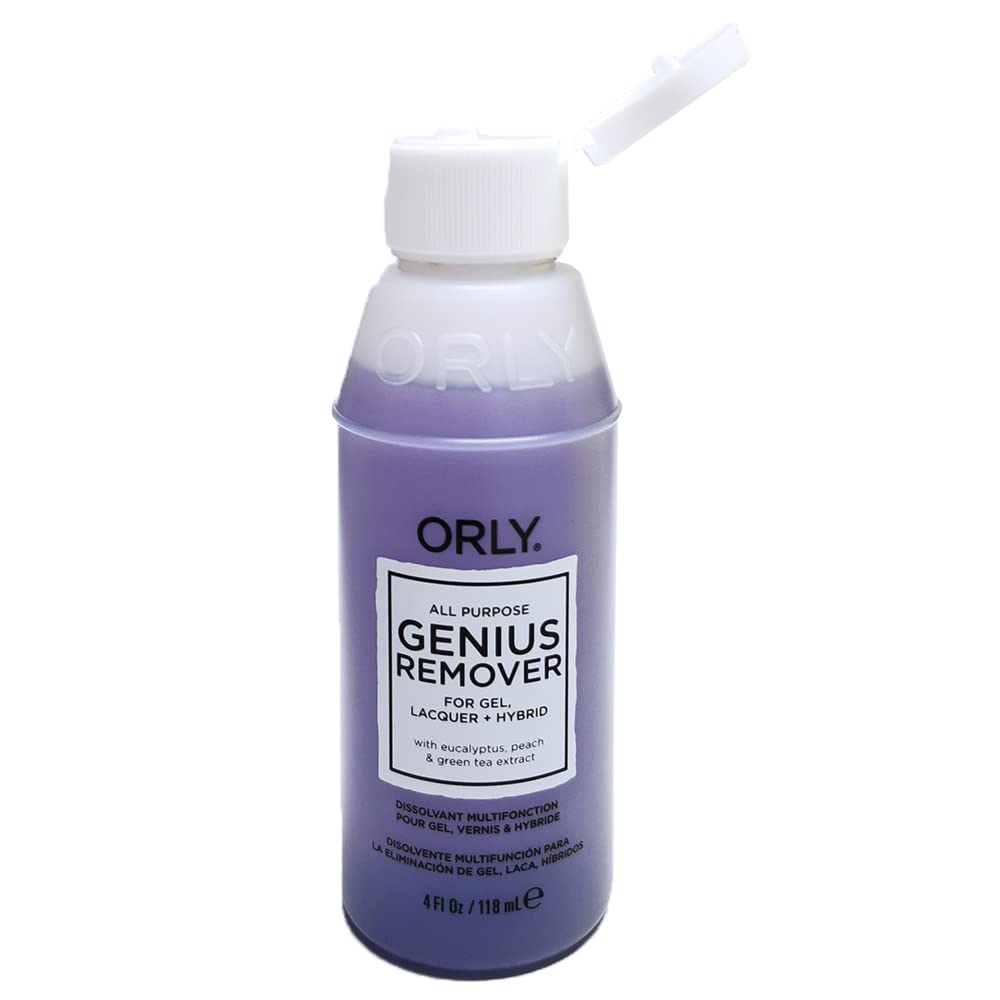 Orly Gentle Strength in use with cotton pad demonstrating fast lacquer removal benefit