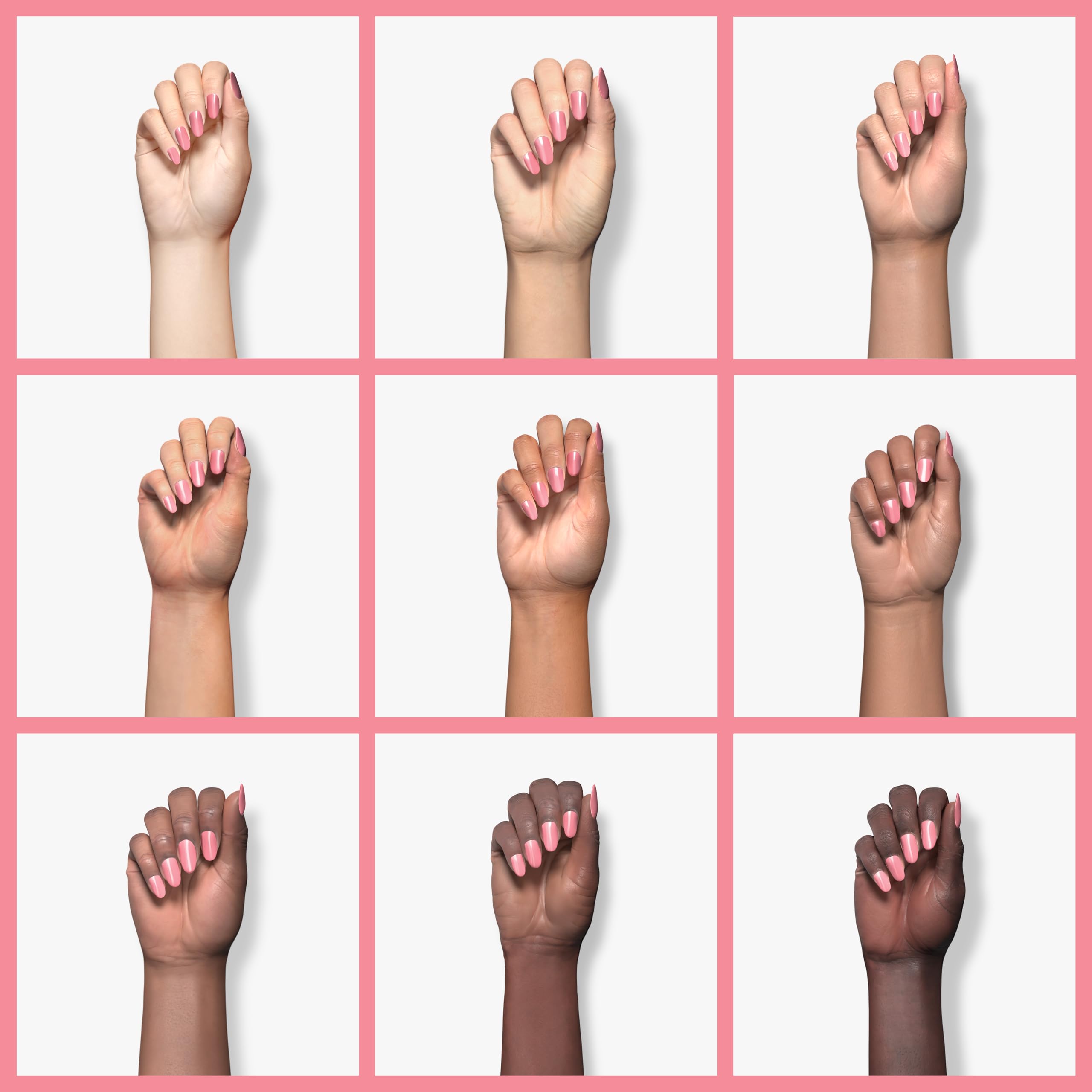 Orly painted nails in lifestyle shot, demonstrates glossy finish and everyday wear
