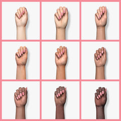 Orly painted nails in lifestyle shot, demonstrates glossy finish and everyday wear