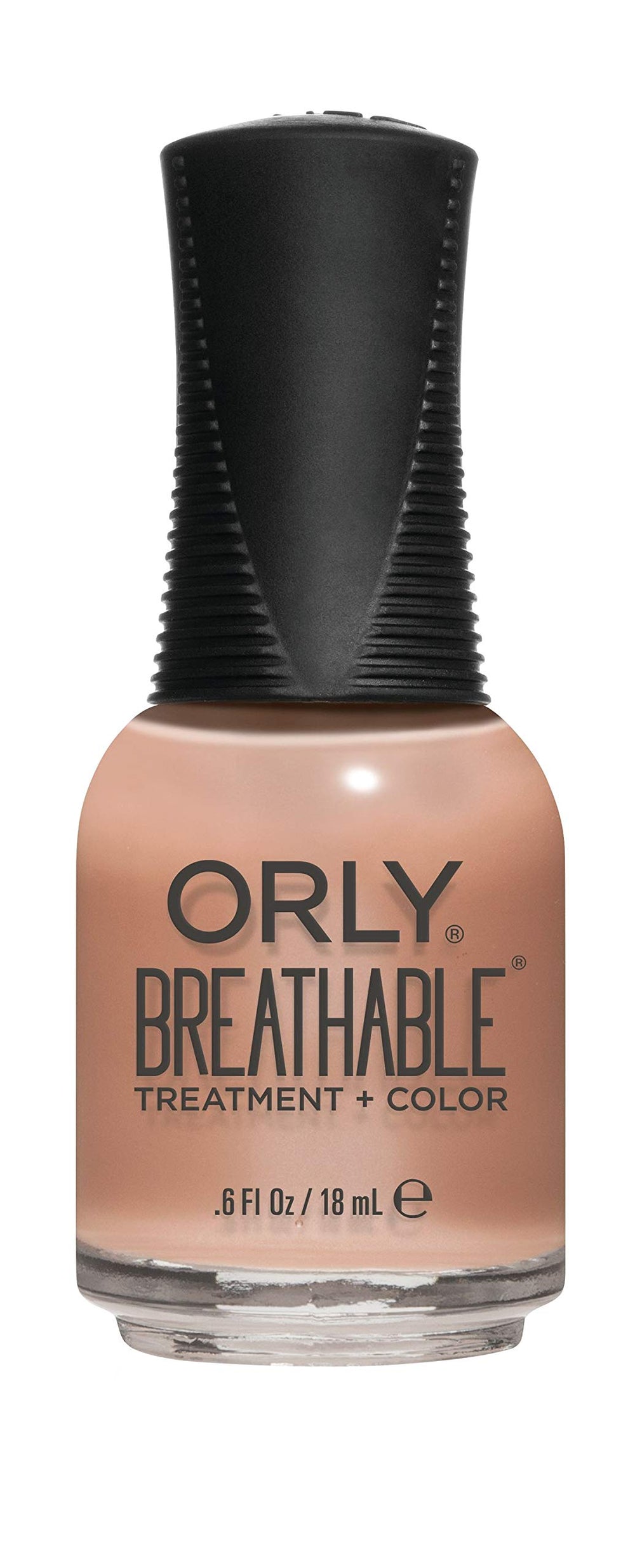 Orly Inner Glow brush stroke closeup showing smooth even coverage and flawless finish