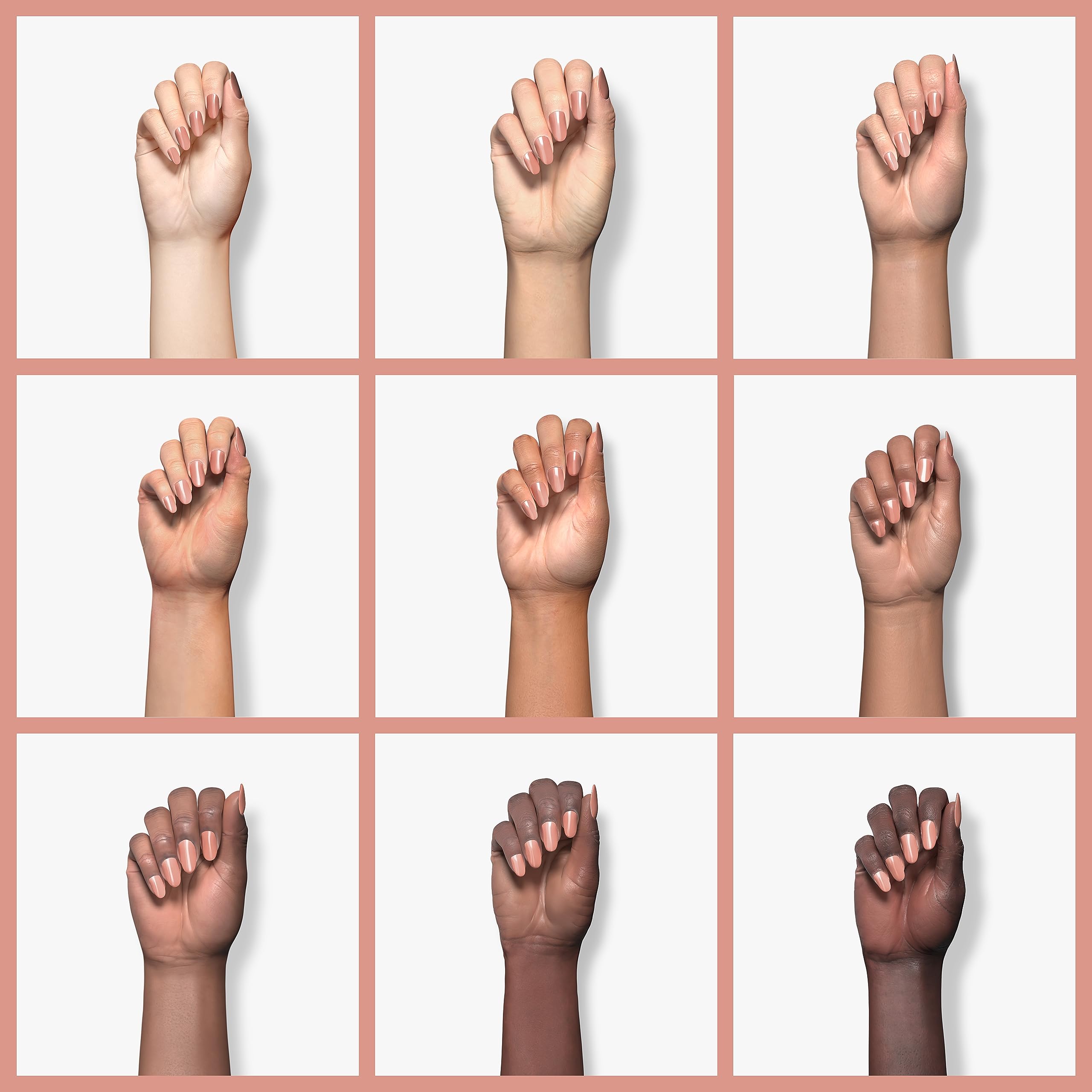 Orly Inner Glow on model nails in lifestyle setting showing natural glow and nourished appearance