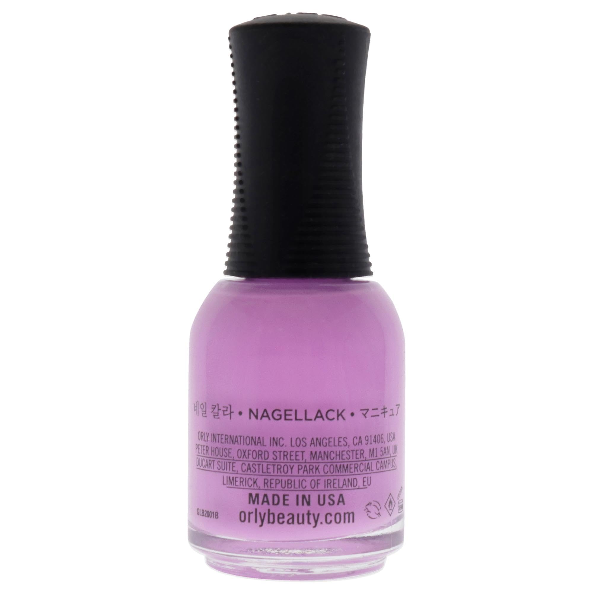 Orly Kaleidoscope Eyes brush stroke close-up revealing smooth, high-pigment texture