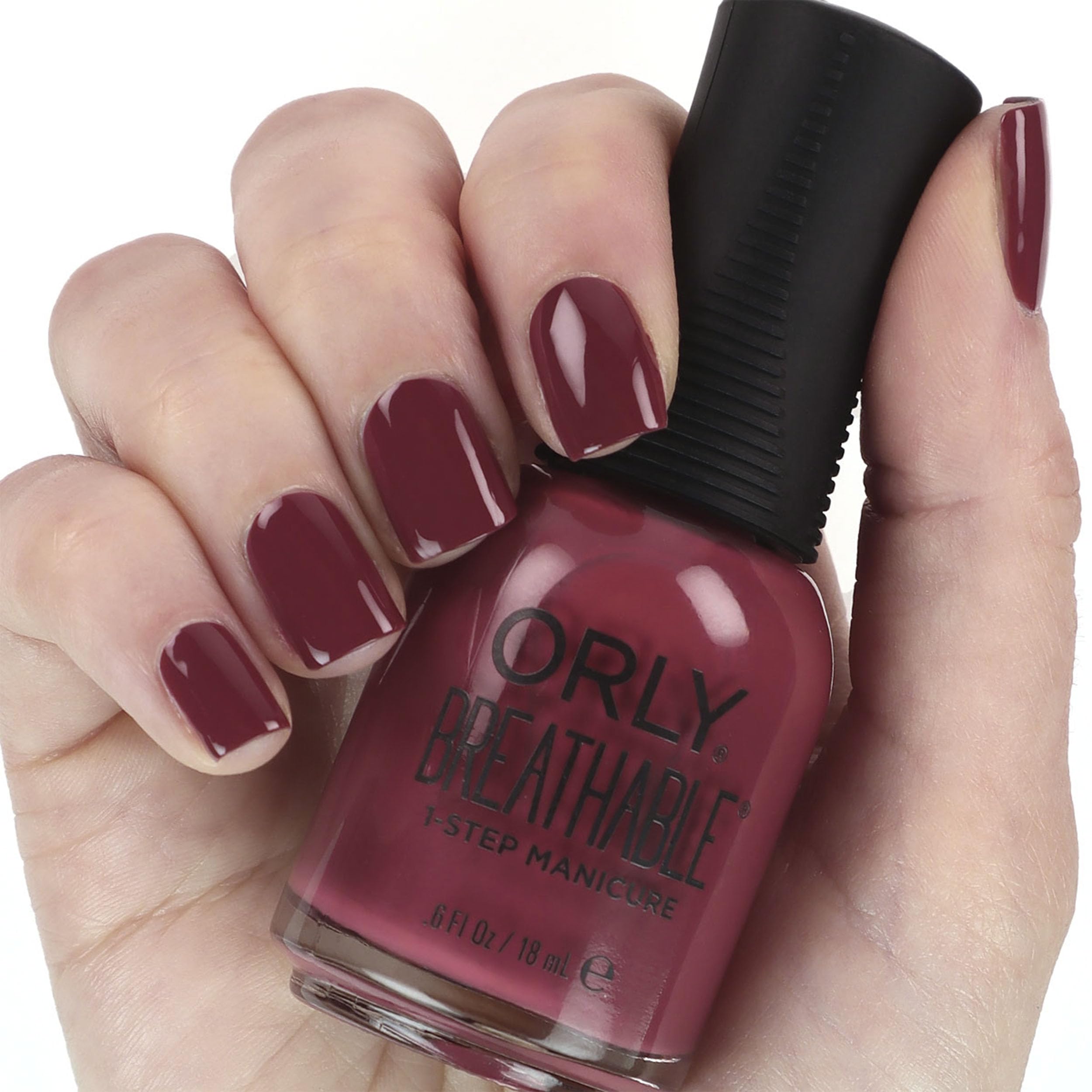 Orly Loose Threads swatches on fingertips showing color range and coordination benefit